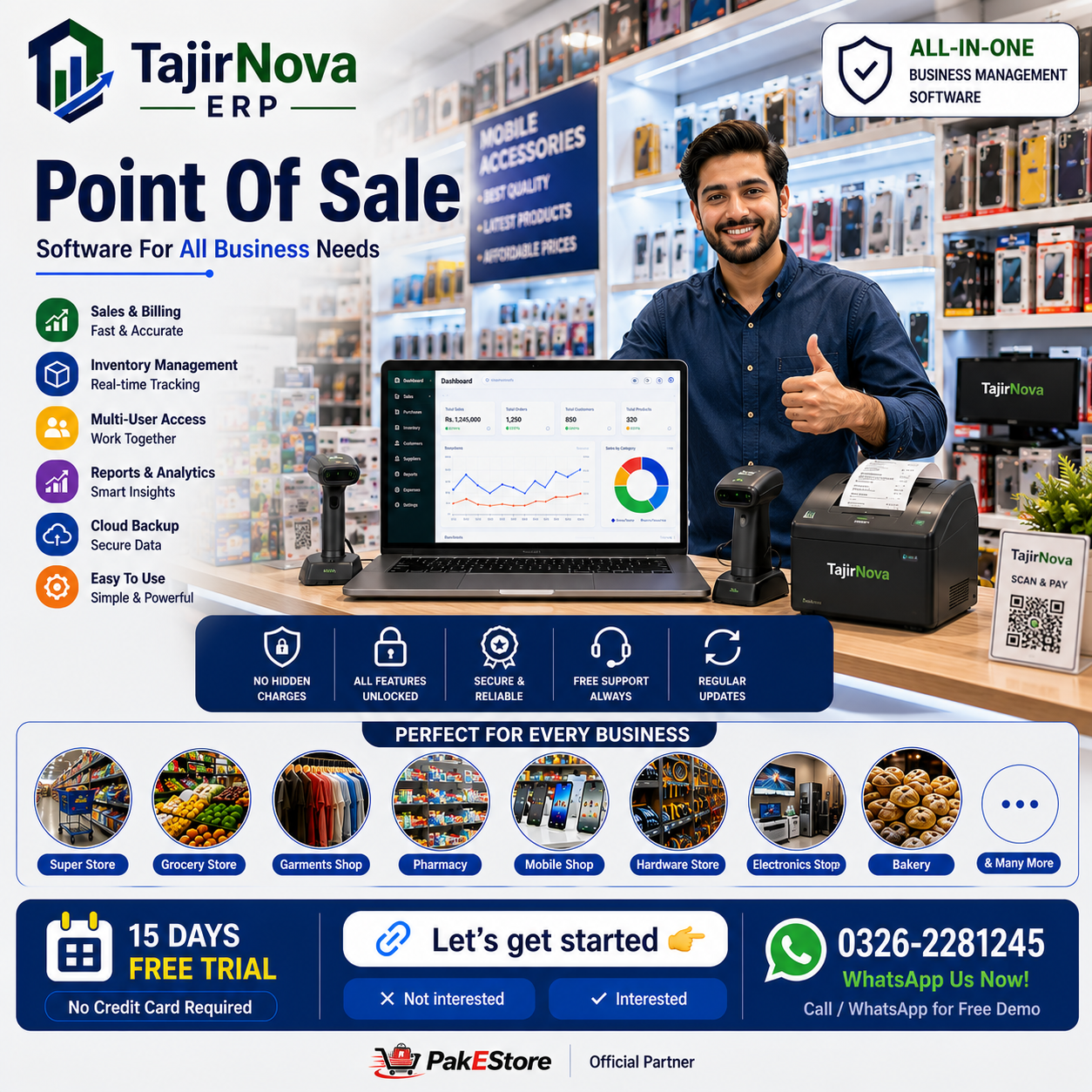 TajirNova ERP – All-in-One Business Management Software | Cloud & Lifetime Plans