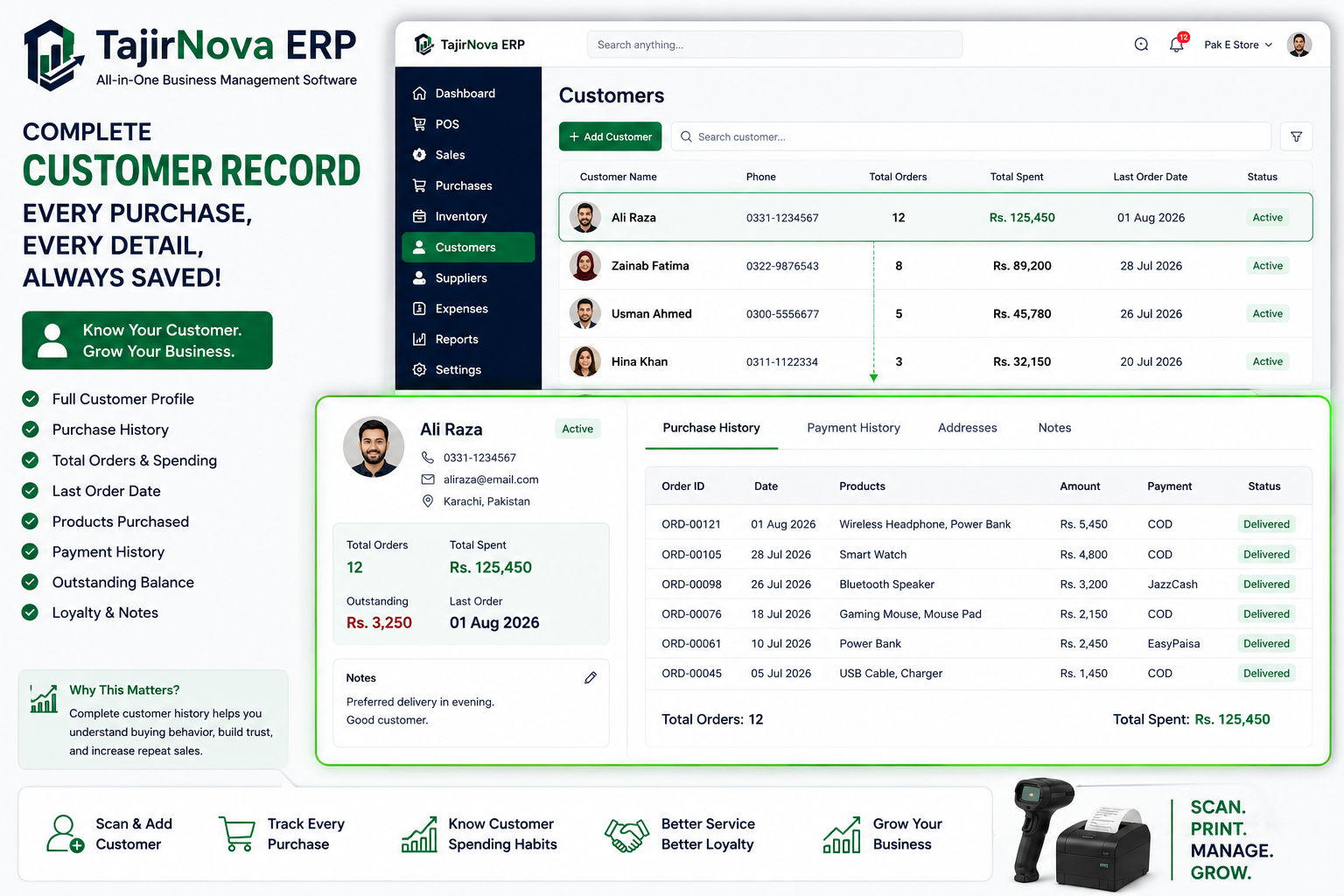 TajirNova ERP – All-in-One Business Management Software | Cloud & Lifetime Plans