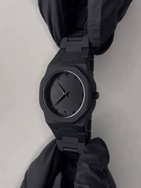 Original Black Aura Arabic Dial Men's Watch – Luxury Elegant Analog Wrist Watch for Men